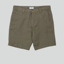 NN07 crown linen shorts KHAKI ARMY