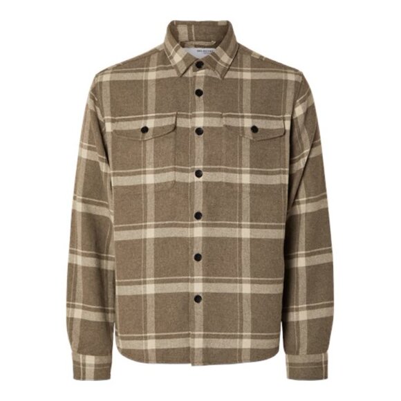 Selected Homme Mason Pablo Check Overshirt