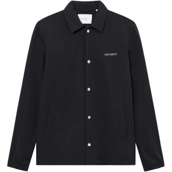 Les Deux Idris Coach Jacket Dark Navy