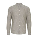 Casual Friday Anton BD LS Linen Mix Shirt Burnt Olive