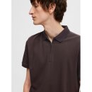 Selected Homme - Fave zip ss polo