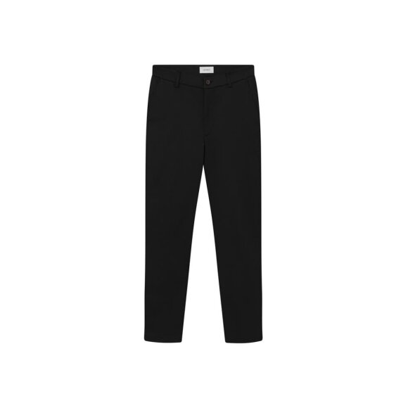 Les Deux Como Reg Cotton Suit Pants Black