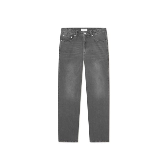 Les Deux Ryder Relaxed Fit Jeans Grey Wash Denim