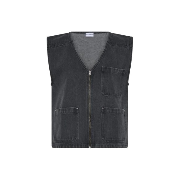 Humble Houston Vest Black Denim