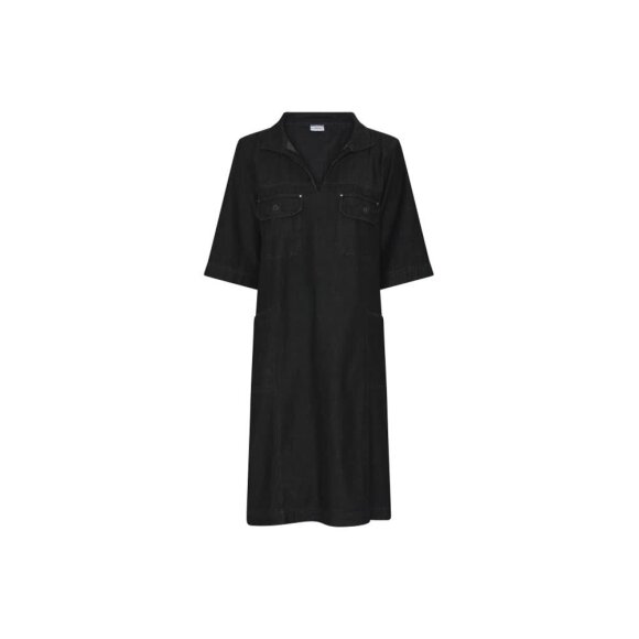 Humble Houston Dress Black Denim