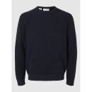 Selected Homme Ross Knit Crew Neck Dark Sapphire