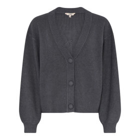 Humble Hyben Cardigan Grey Melange