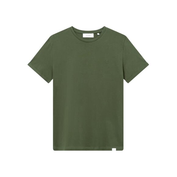 Les Deux Nørregaard T-shirt Tonal Olive Night