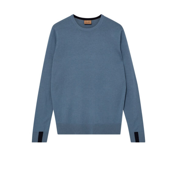 Mos Mosh Gallery Adam Soft Knit Ocean Blue