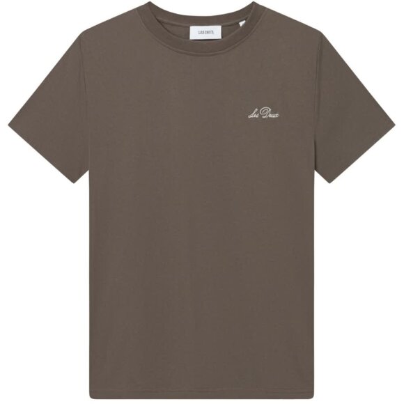 Les Deux Crew T-shirt Mountain Grey/Light Ivory