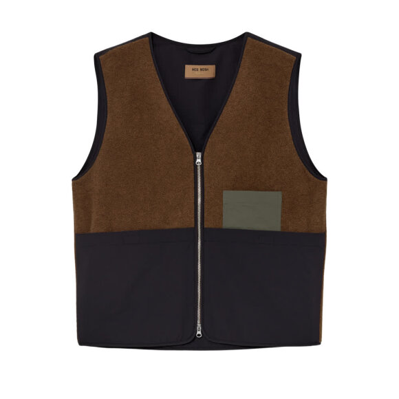 Mos Mosh Gallery Cess Waistcoat Burnt Canva