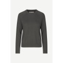 Samsøe Samsøe Boston o-neck 6304 Strik Black Oyster