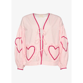 Sissel Edelbo Astrid Top Pink Checks