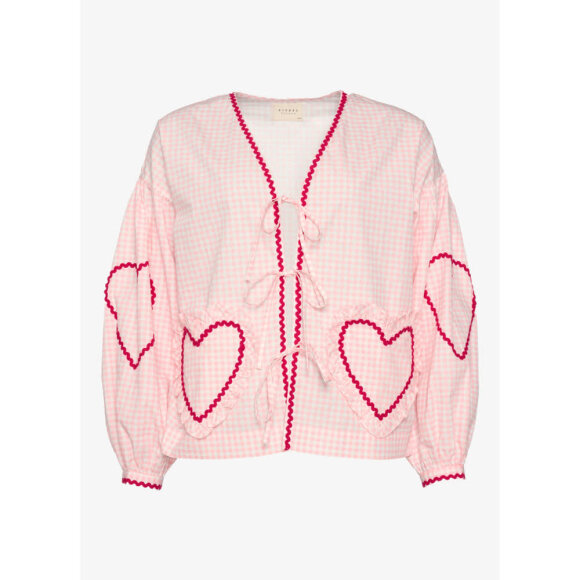 Sissel Edelbo Astrid Top Pink Checks