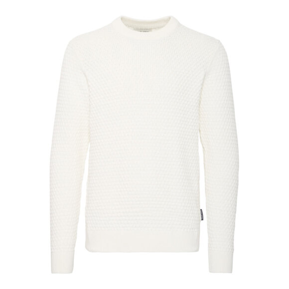 Casual Friday Karl Structured Crew Knit Cloud Dancer 