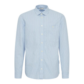 Casual Friday Alvin LS Dobby Striped Shirt Placid Blue