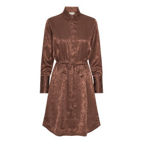 Karmamia Nakita Dress Chocolate Jacquard