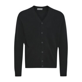 Casual Friday Karl Lambswool Cardigan Black 