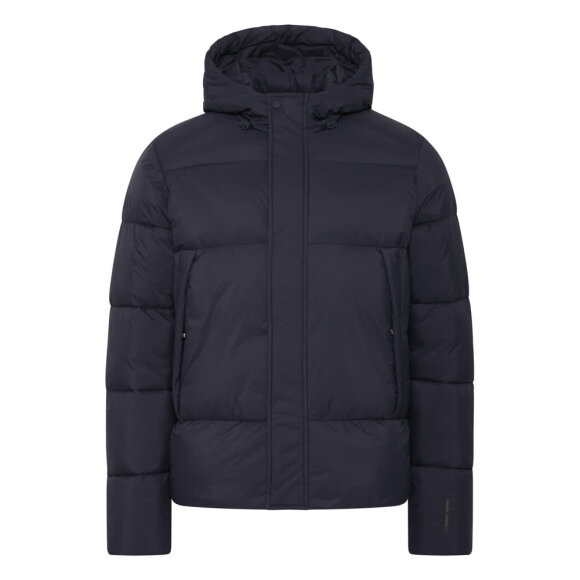 Casual Friday August Short Puffer Jacket Dark Navy