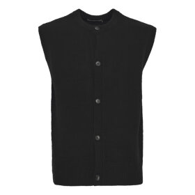 Casual Friday Karl Cardigan Vest Black Beauty