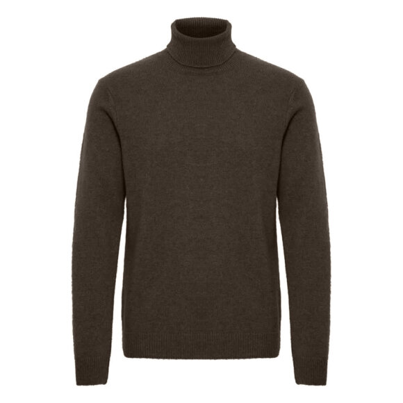 Casual Friday Karl Roll Neck Bounty Knit Demitasse Melange 