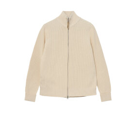 Mos Mosh Gallery Angelo Zip Cardigan Off White