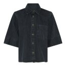 Humble Maddy 3/4 Shirt Black Navy Pin Stripe