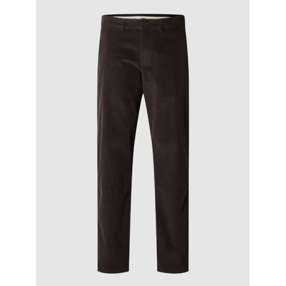 Selected Homme Straight Miles Cord Pants 196 Chocolate Torte