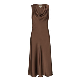 Karmamia Flow Dress Long Semi Rich Brown