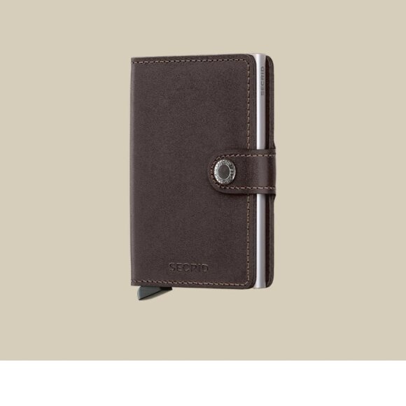 Secrid miniwallet kortholder Original Dark Brown