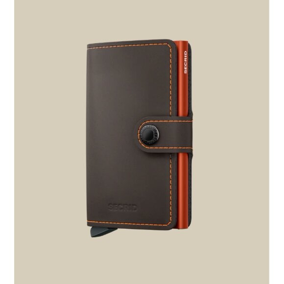 Secrid miniwallet kortholder Matte Truffle Orange