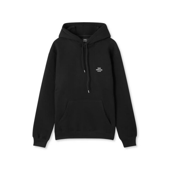 Mads Nørgaard Standard Hoodie Logo Sweat Sort