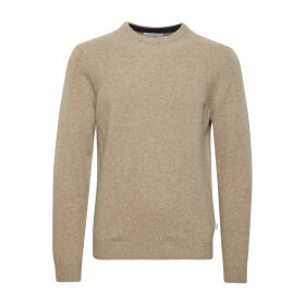 Casual Friday Karl Crew Neck Bounty Knit Camel Melange