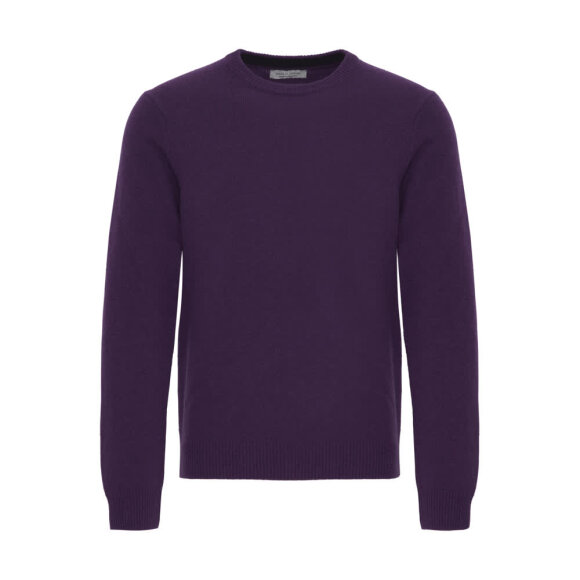 Casual Friday Karl Crew Neck Bounty Knit Purple