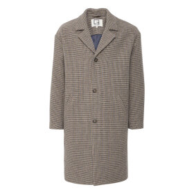 Casual Friday Claes houndstooth cheked Silver Mink