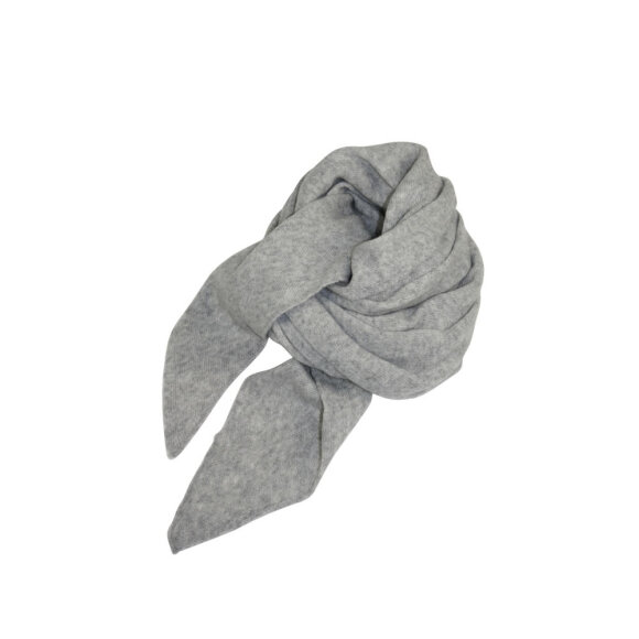 Mathlau Lambswool Plain Light Grey