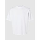 Selected Homme Loose Oscar SS O-Neck Tee Bright White