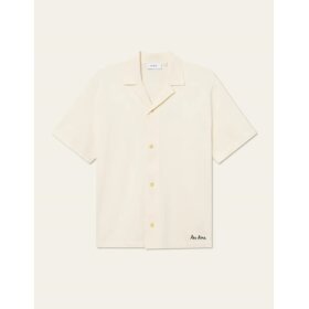 Les Deux Geoffroy SS Knit Shirt Ivory 