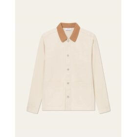 Les Deux Layton Denim Overshirt 2.0 Ivory 