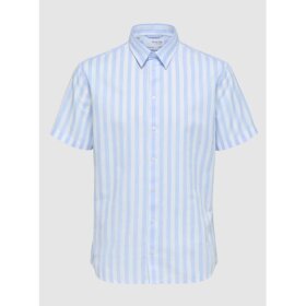 Selected Homme Regular Sun Shirt Cashmere Blue/stripe