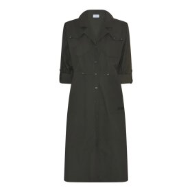 Humble Jessie Dress Dark Army